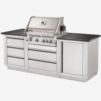 Компактная модульная гриль-кухня Ontario, металлик